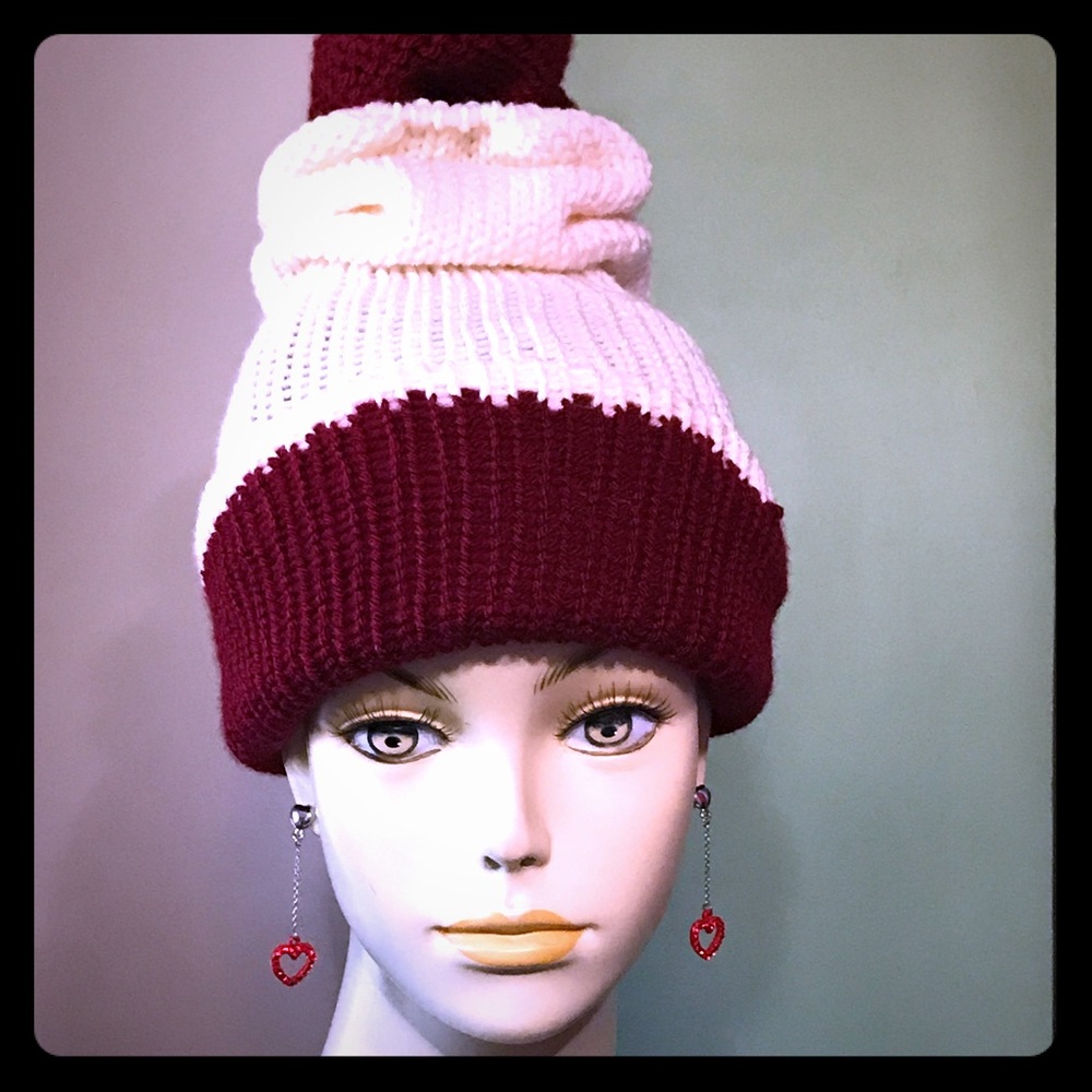 Accessories, Reversible Slouchy Messy Bun Hat - Picture 2 of 3